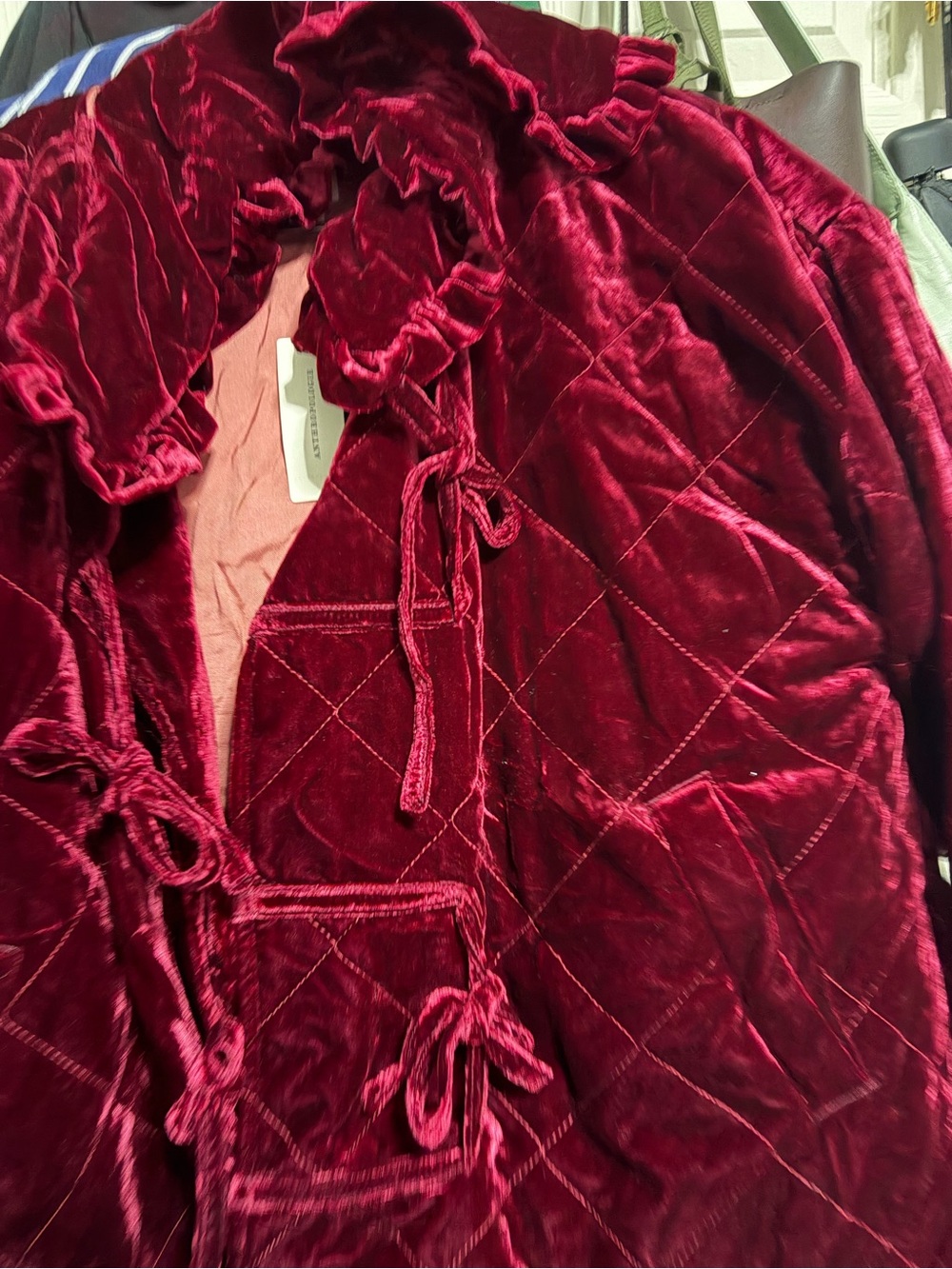 Velvet Quilted Jacket